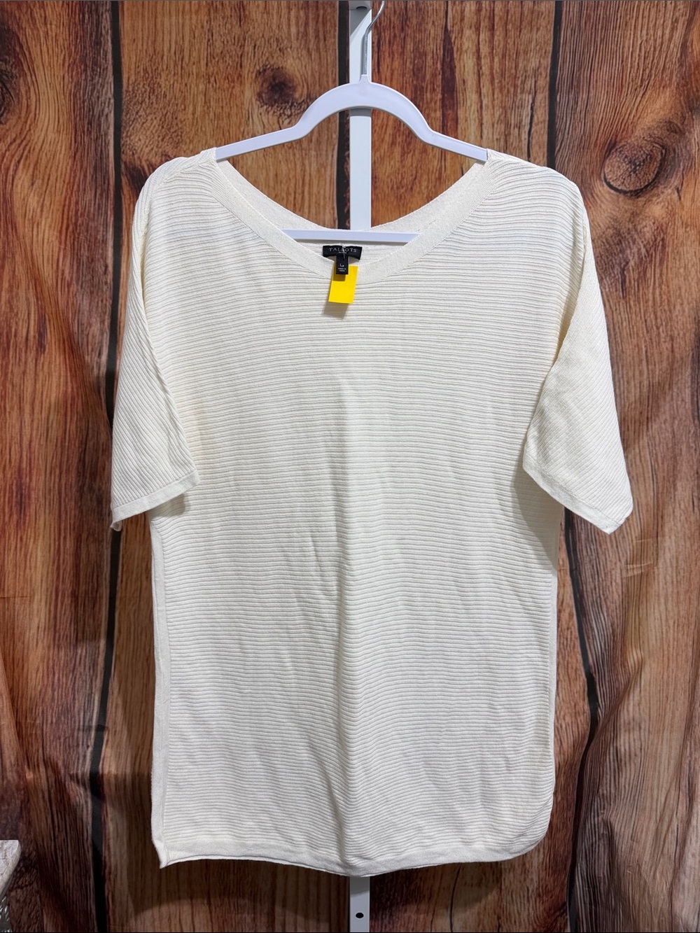 Talbots Lightweight Ribbed Blouse Size LP